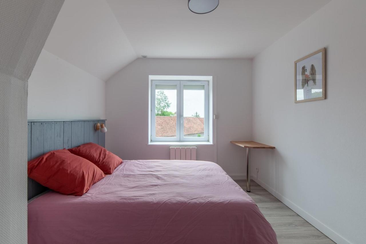 Gite Du Tilleul - Maison Climatisee Pour 8 Voyageurs Houesville Exterior foto